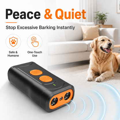 🐶 No-Shock Ultrasonic Dog Trainer – Stop Barking Fast & Train Better Behavior