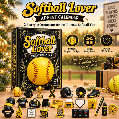 🎄 24 Days of Softball Spirit – Christmas Advent Ornament Calendar