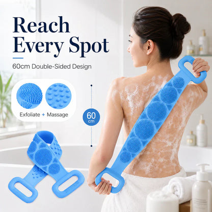 🔥49% OFF🌈 4-Pack Silicone Back Scrubber Set