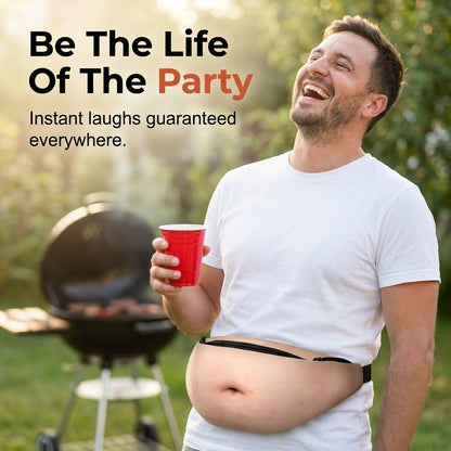😂 3D Beer Belly Fanny Pack – Funny Waist Bag & Gag Gift 🎁