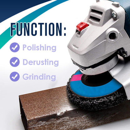 ⚙️ Diamond Polishing Disc – 2PCS Angle Grinder Rust & Paint Removal Wheel