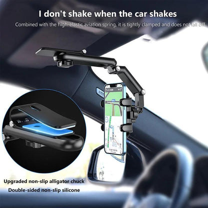 🔥49% OFF📱1080° Adjustable Car Sun Visor Phone Holder