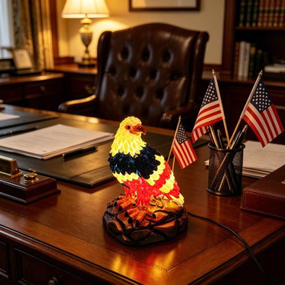 ⚡️Independence Day 49% OFF- 🦅U.S. 250th Eagle Stained Glass Table Lamp
