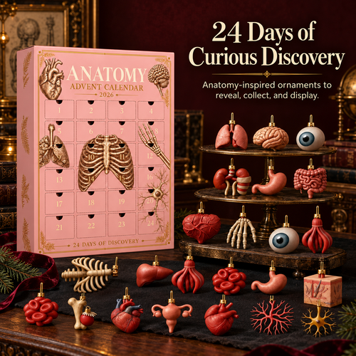 🫀Anatomy Advent Calendar - 24 Anatomy Ornaments🎁