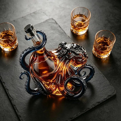 🎁 The  Rum Edition 3D Octopus Bottle 🐙🥃