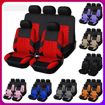🚗 Universal 5-Seat Car Seat Covers – Breathable Washable Full Set