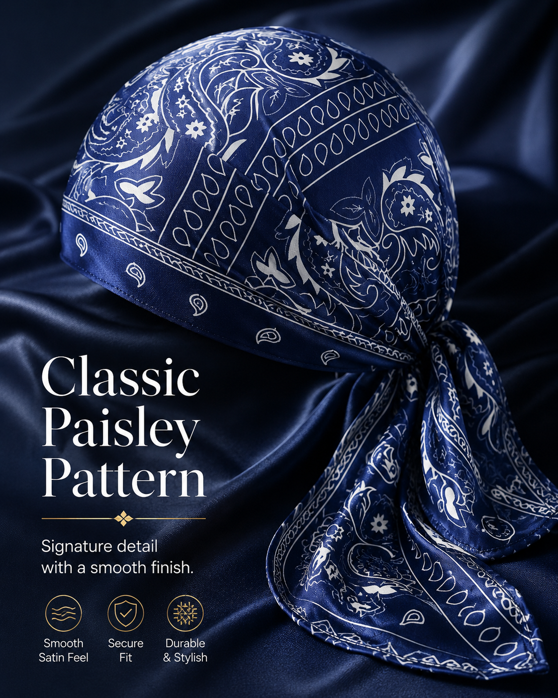 Cooling Headscarf and Helmet Set, Motorcycle Pirate-Style Headscarf Helmet Liner, Stretchy and Snug Fit