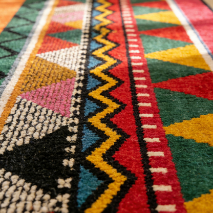 Washable Bohemian Runner Rug