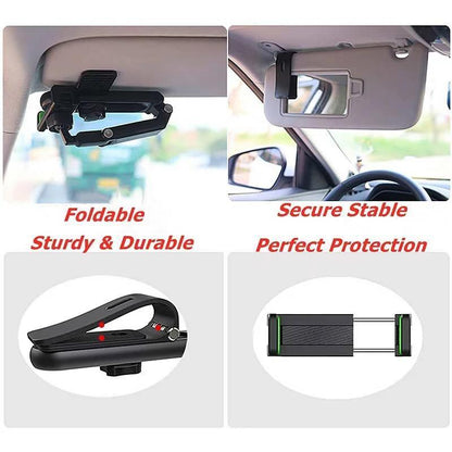 🔥49% OFF📱1080° Adjustable Car Sun Visor Phone Holder