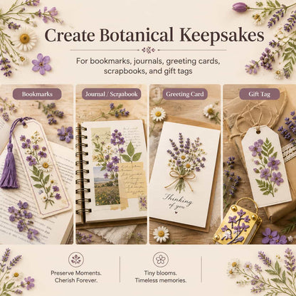 🌸🍃 Mini Portable Flower Press – Preserve Blooms & Create Lasting Keepsakes