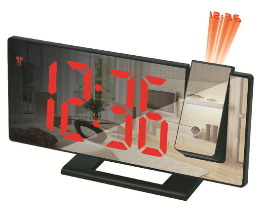 🔥50% OFF TODAY⏰ LED Projection Alarm Clock with Large Display