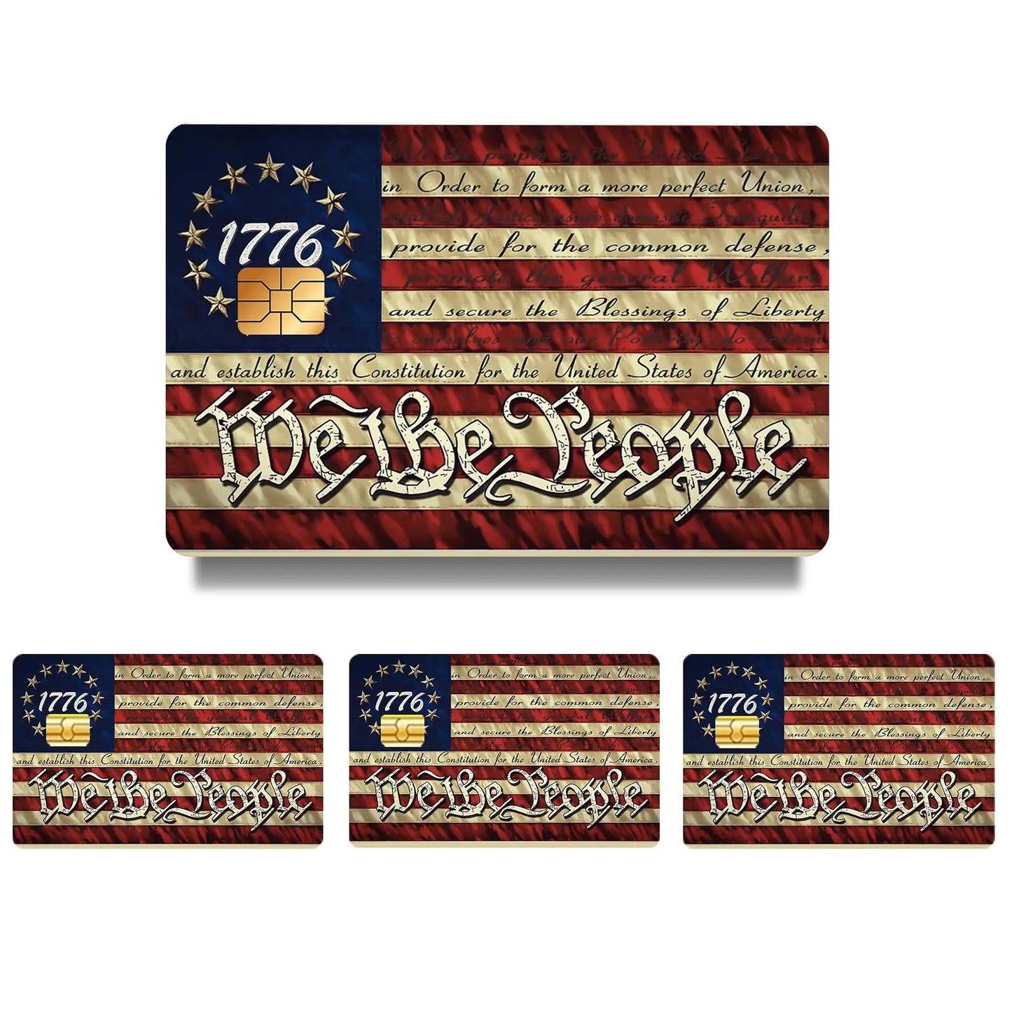 ✨U.S. 250th Anniversary "We the People" Card Sticker 🦅