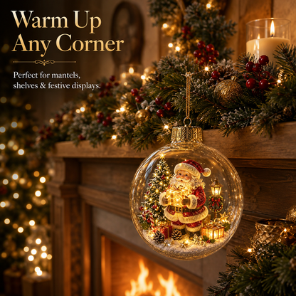 🔥 LIMITED-TIME 50% OFF 🔥 🎄 3D Miniature Christmas Globe Hanging Ornaments – 8 Collectible Scenes ✨