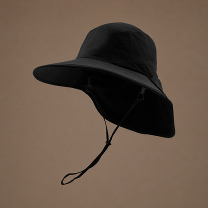 👒 Unisex Wide Brim Sun Hat with Neck Flap Breathable Mesh Outdoor Protection Cap ☀️🌿