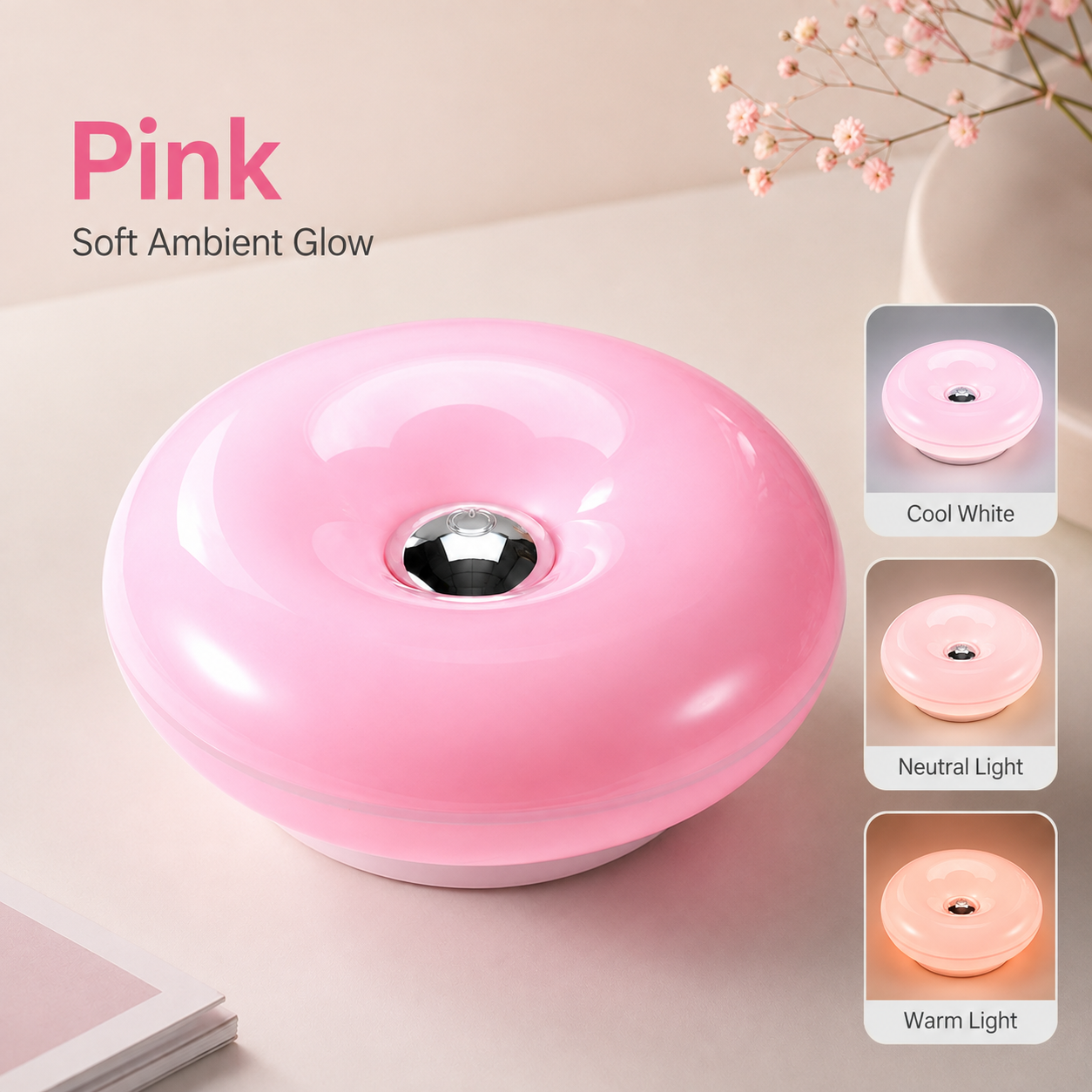 💡 Touch Control LED Ambient Light with 3 Color Modes 🛋️