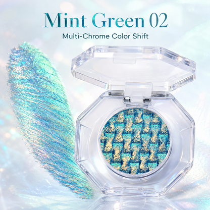 🔥 55% OFF Last Day ✨ Multi-Chrome Color-Shifting Eyeshadow 🌈 12H Iridescent Sparkle