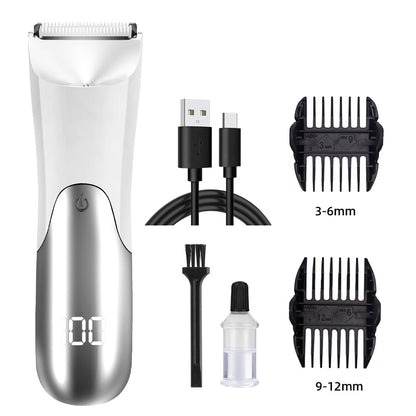 Waterproof Body Hair Trimmer for Men 🚿 Smooth Full-Body Grooming ✨