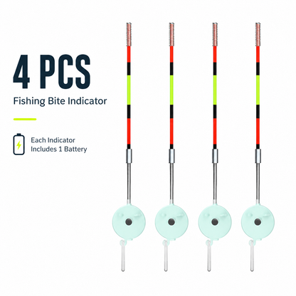 🚨 Never Miss A Strike — Smart LED Fishing Bite Alarm (Dual Sound & Visual Alert) 🎣