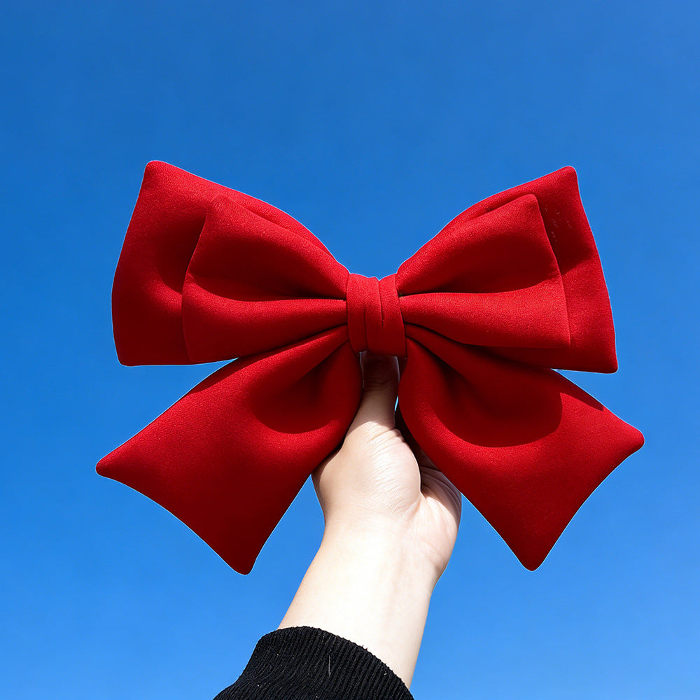 🎀 3D Oversized Pink Bow Car Exterior Decoration Sticker 🚗