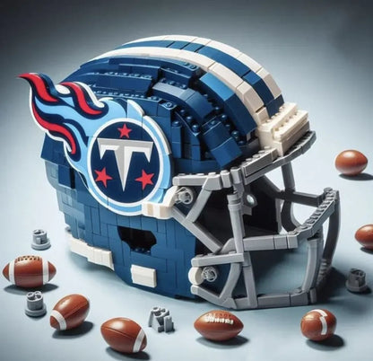 🏈 Football Helmet Building Blocks – 300+ Piece Collectible Model Kit 🎁