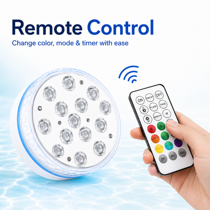 Upgraded Waterproof LED Light with Remote Control