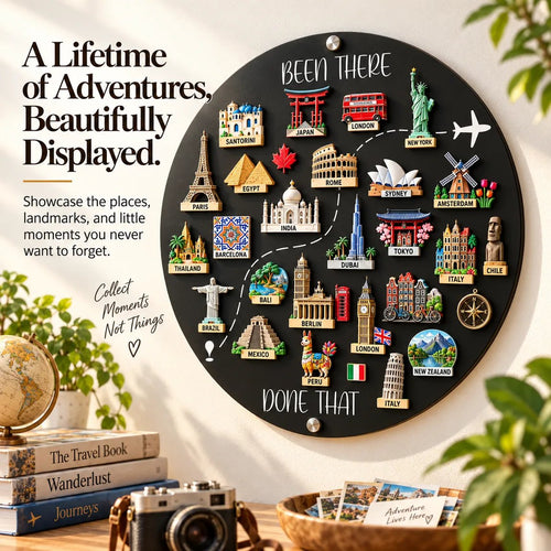 🌎✨Travel Magnet Board - 💕Every Magnet Has a Story. Every Journey Deserves a Place ↗