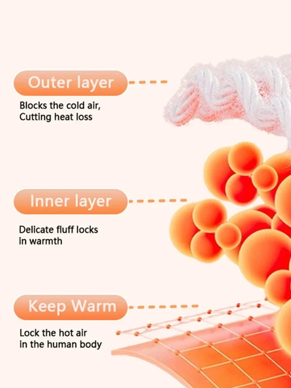 ❄️Magic Fleece-Lined Leggings with Compression Band & One-Seam Design✨