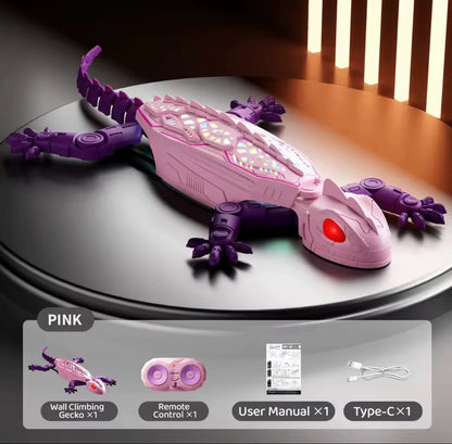 🦎 Gecko Rush Wall Climbing Remote Control Lizard Toy Gravity Defying Toy 🎮
