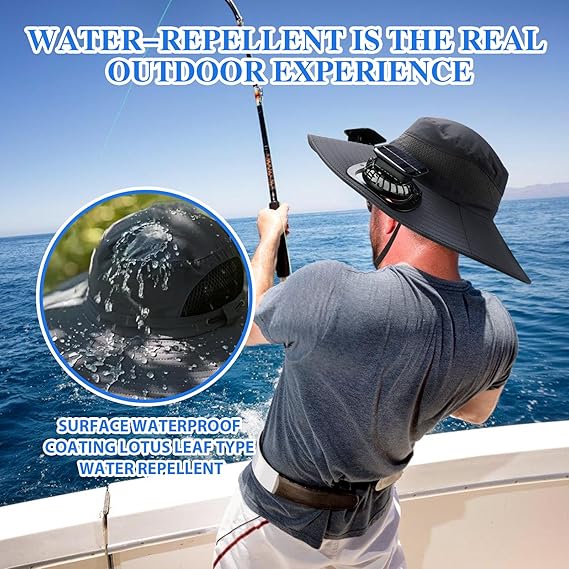 🔥Summer Hot Sale 49% OFF⚡2026 New Ultralight Solar Fan Sun Hat🎁Lighter Than a Baseball!⚾