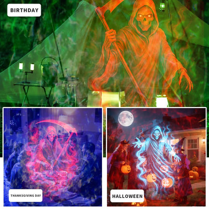 👻 Halloween Outdoor Projection Light – 10 Spooky Patterns For Instant Party Decor 🎃