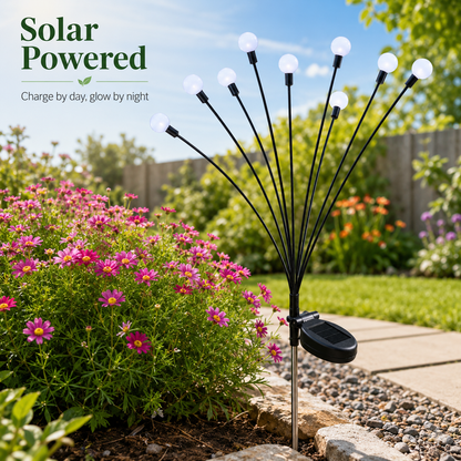 Solar Firefly Lights: Outdoor, Waterproof, for Gardens, Courtyards, and Balconies