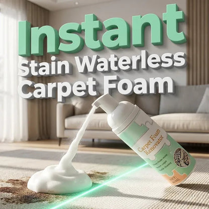📍🔥Limited Time Promotion 49% OFF🔥Waterless Carpet Foam Stain Remover with Towel