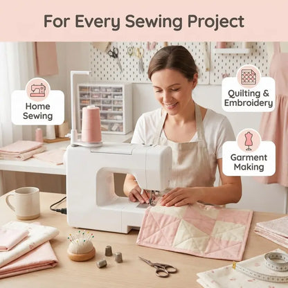 🧵Large Capacity Thread Spool Stand🪡(Compatible With Most Sewing Machines In US Markets)