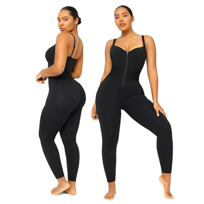 Shapewear for Women Tummy Control Bodysuits Zip-Up Comfort Ultra Stretch Fabric Customizable Fit Breathable Mesh Design Comfortable Fit