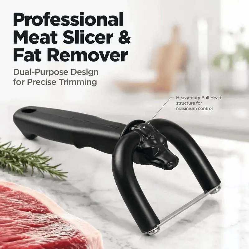🥩 Precision Meat Fat Trimmer – Ergonomic Stainless Steel Meat Trimming Tool 🔪