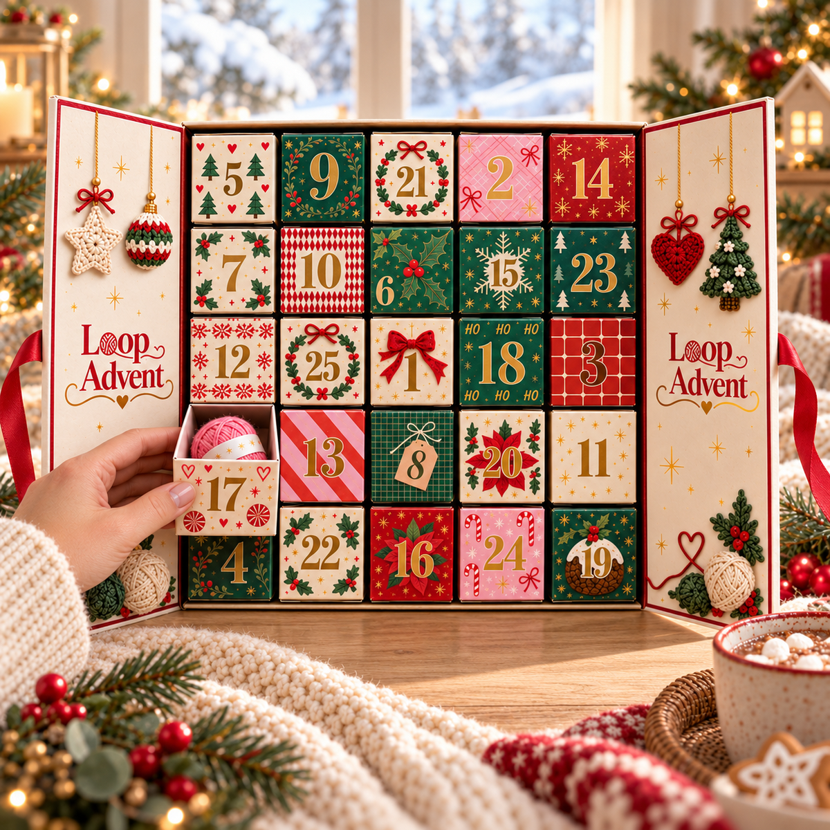 🎄 2026 Limited Edition Crochet Advent Calendar 🧶 24 Days of Collectible Cuteness!