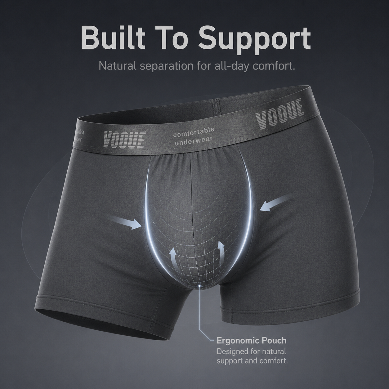 🔥 Men’s Ultra-Soft Micro Modal Boxer Briefs | No Ride-Up, Breathable & All-Day Support ✨