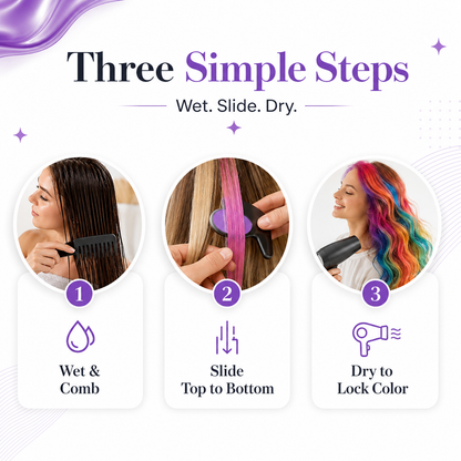 💖 Temporary Hair Chalk Applicators Set for Instant Washable Color 🎨