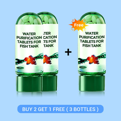 🐠Buy 2 Get 1 Free⚡50K+ SOLD!♻️Powerful Aquarium Water Purification Tablet🌿