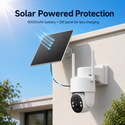 📡 4G LTE Solar Outdoor Security Camera (No WiFi Required) ☀️