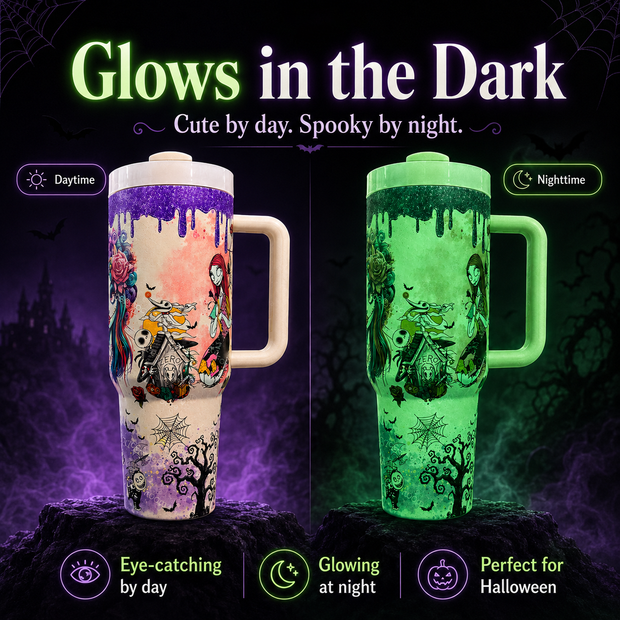 🔥 55% OFF TODAY💀 Halloween Skeleton Tumbler