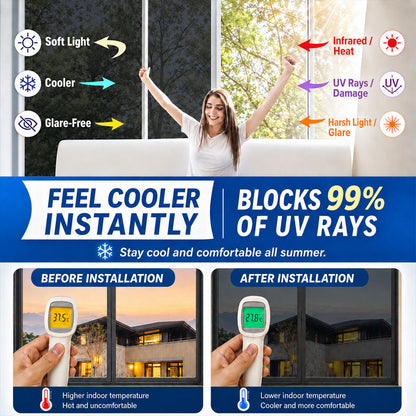 🚨 [50% OFF Today] PrivacyShield One-Way Window Film | Heat & UV Control ☀️
