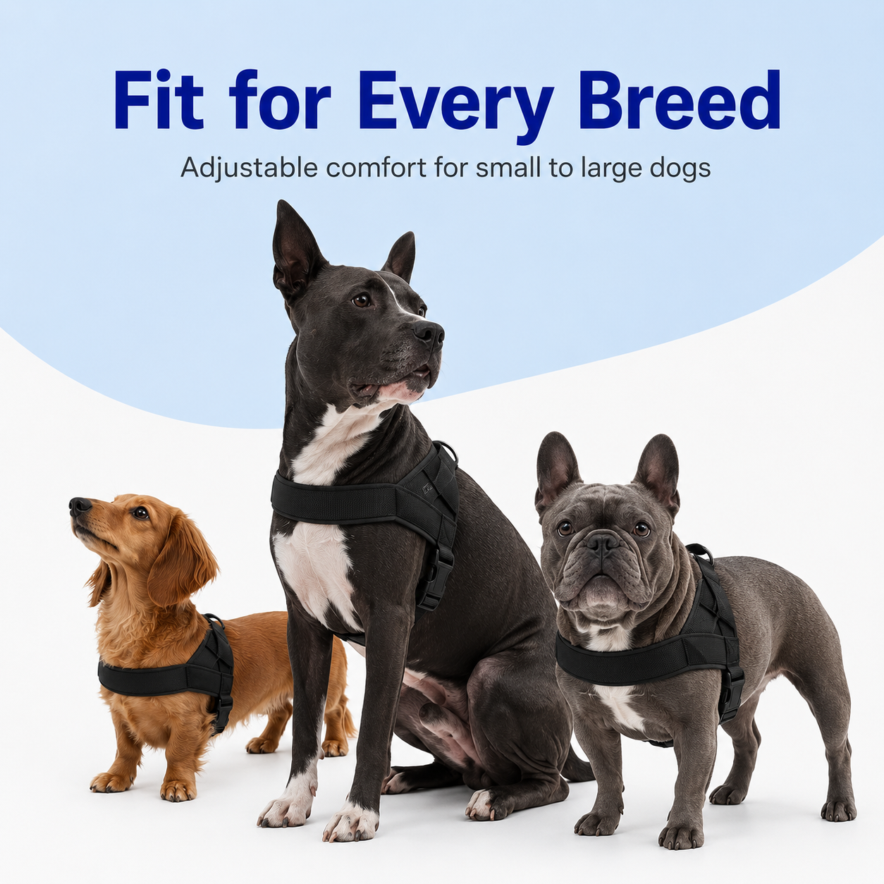🐶 No-Pull Dog Harness - Easy Fit & Chafe-Resistant ✨