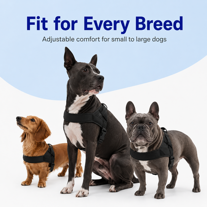 🐶 No-Pull Dog Harness - Easy Fit & Chafe-Resistant ✨
