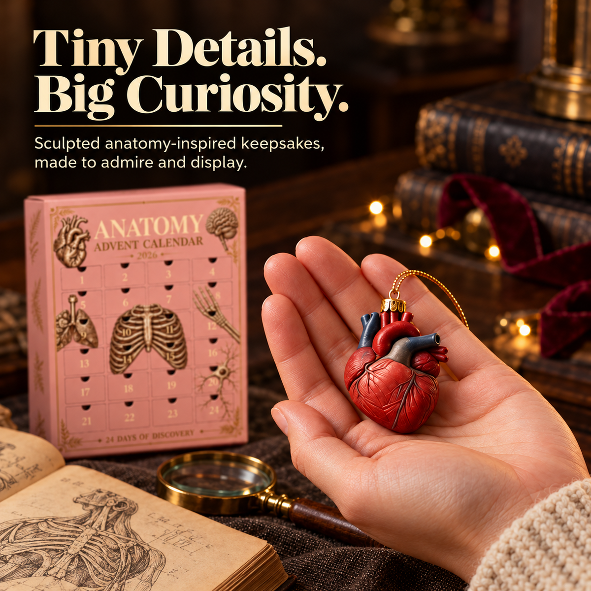 🫀Anatomy Advent Calendar - 24 Anatomy Ornaments🎁