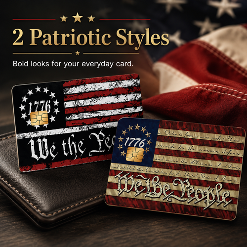 ✨U.S. 250th Anniversary "We the People" Card Sticker 🦅