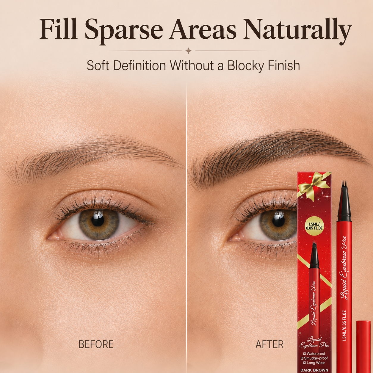 ✨ 4D Microblading Brow Pen – Natural Brows in Seconds 👁️ Waterproof