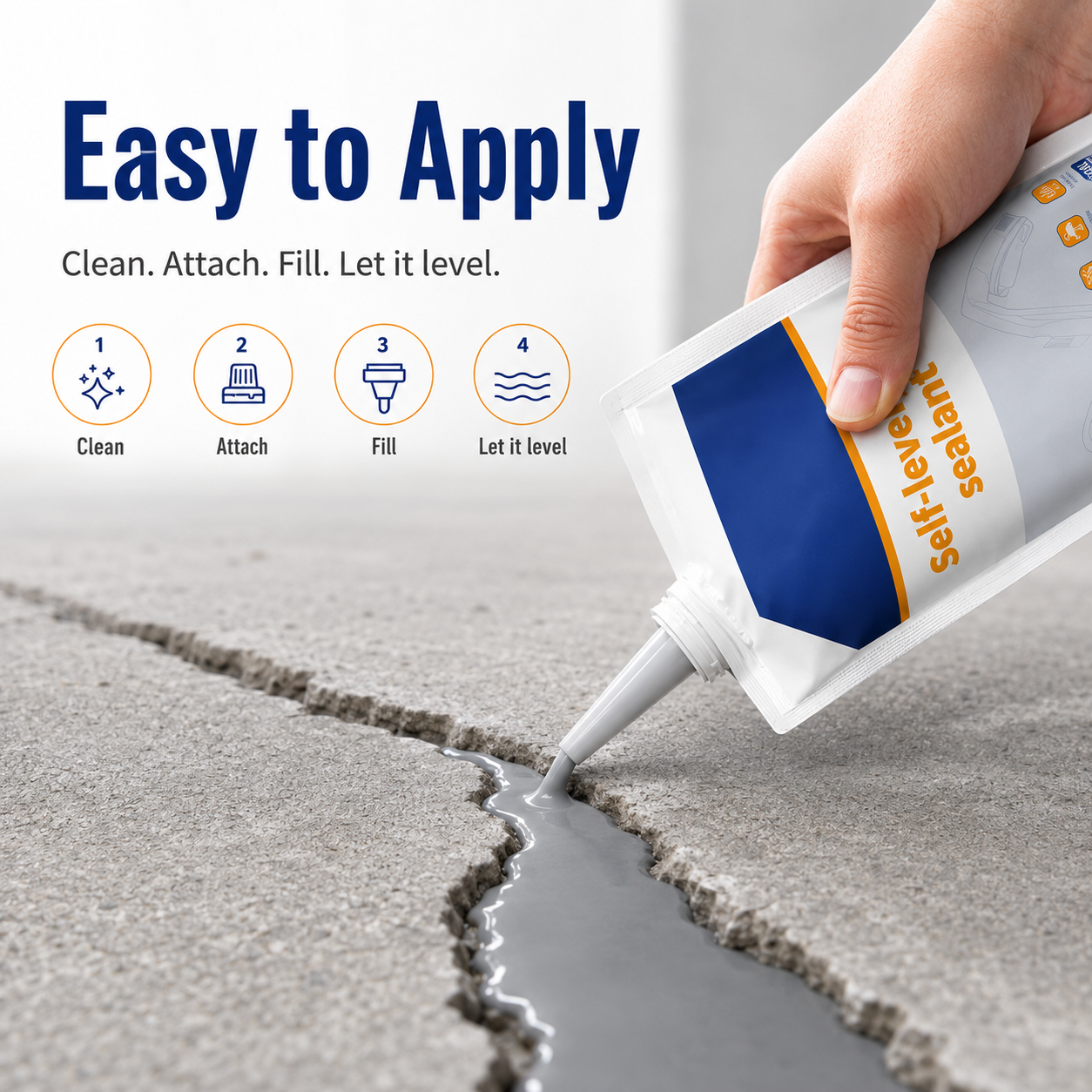 🛠️Self-Leveling Rapid-Cure Concrete Joint Filler 🛠️