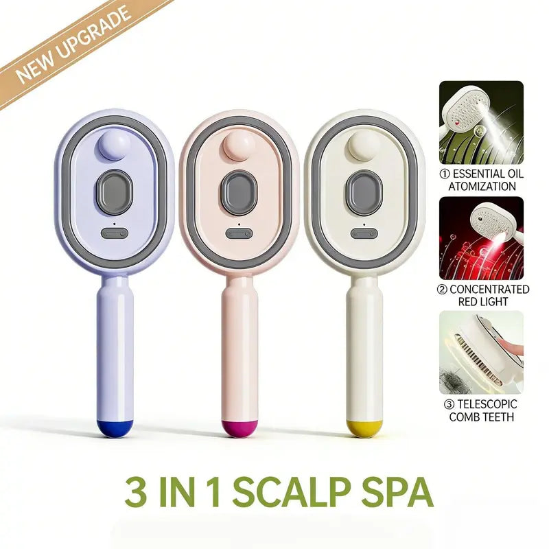 🌸LAST DAY 50% OFF✨Steam Mist Straightening Comb – Easy Salon-Like Hair