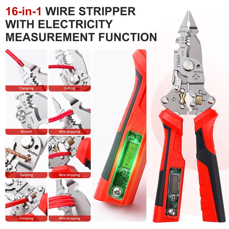 16-in-1 wire stripping pliers product image 2